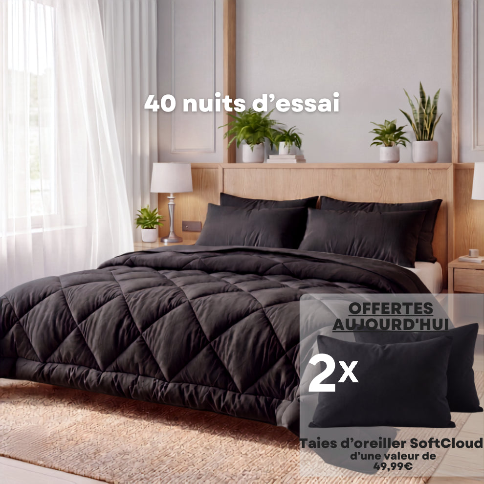 La couette 2-en-1 à séchage rapide qui rend les housses de couette inutiles.