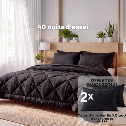 La couette 2-en-1 à séchage rapide qui rend les housses de couette inutiles.