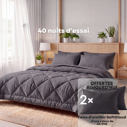 La couette 2-en-1 à séchage rapide qui rend les housses de couette inutiles.