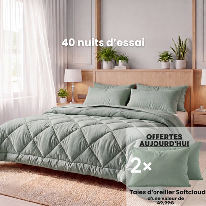 La couette 2-en-1 à séchage rapide qui rend les housses de couette inutiles.