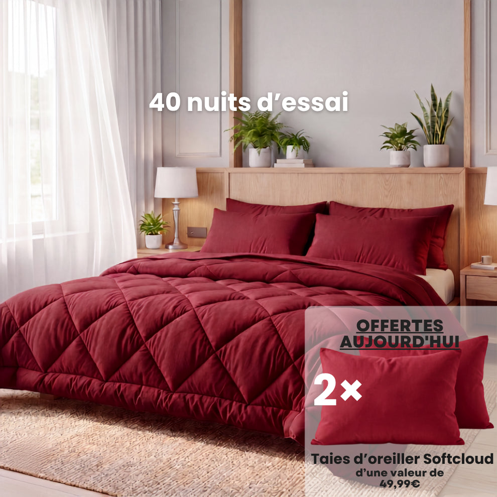 La couette 2-en-1 à séchage rapide qui rend les housses de couette inutiles.