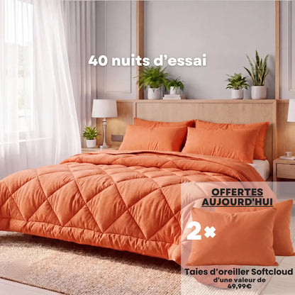 La couette 2-en-1 à séchage rapide qui rend les housses de couette inutiles.